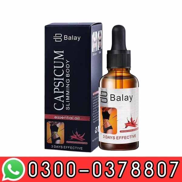 Balay Capsicum Slimming Body Oil In Pakistan