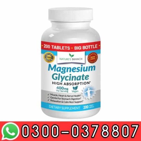 Magnesium Glycinate 400 mg High Absorption In Pakistan