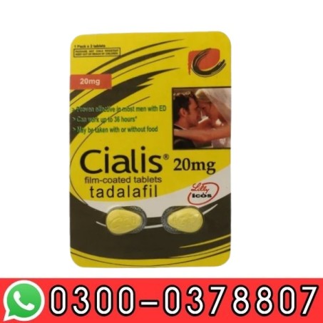 Cialis 20mg 2 Tablets Pack In Pakistan